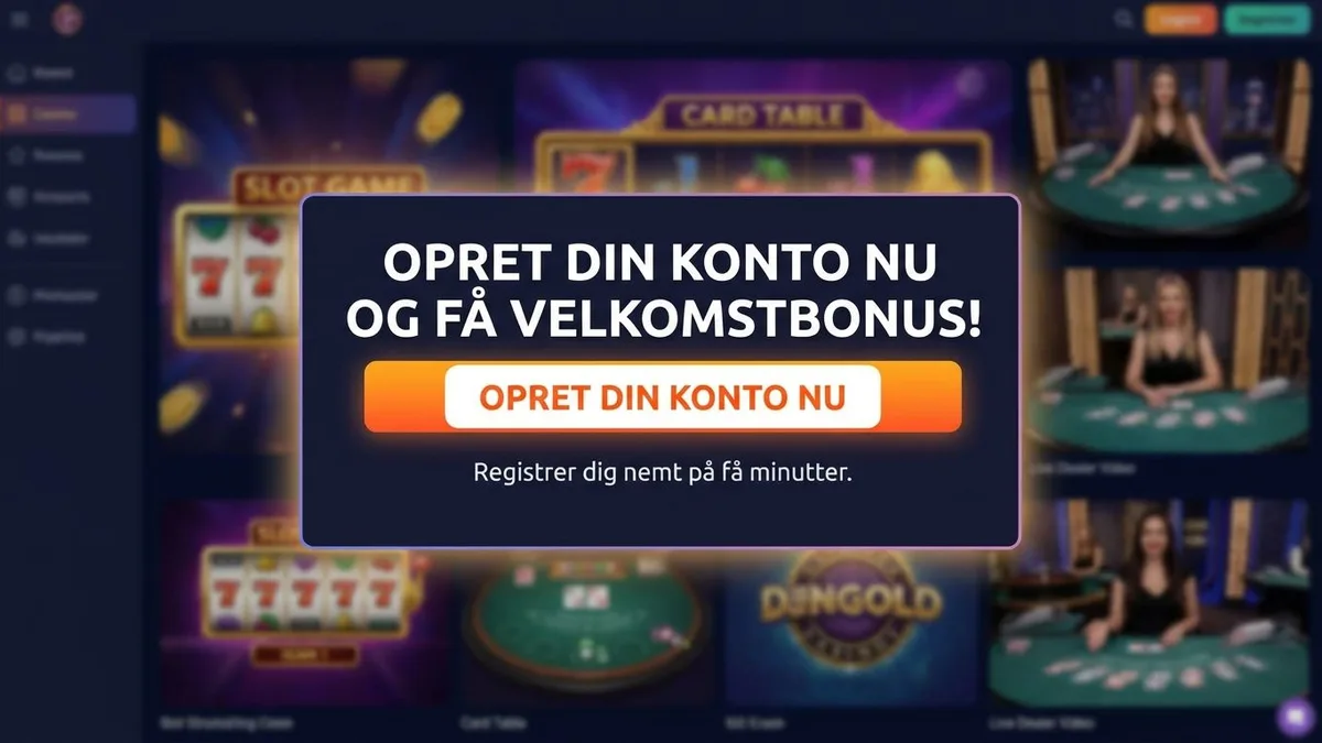 Registrering med bonus