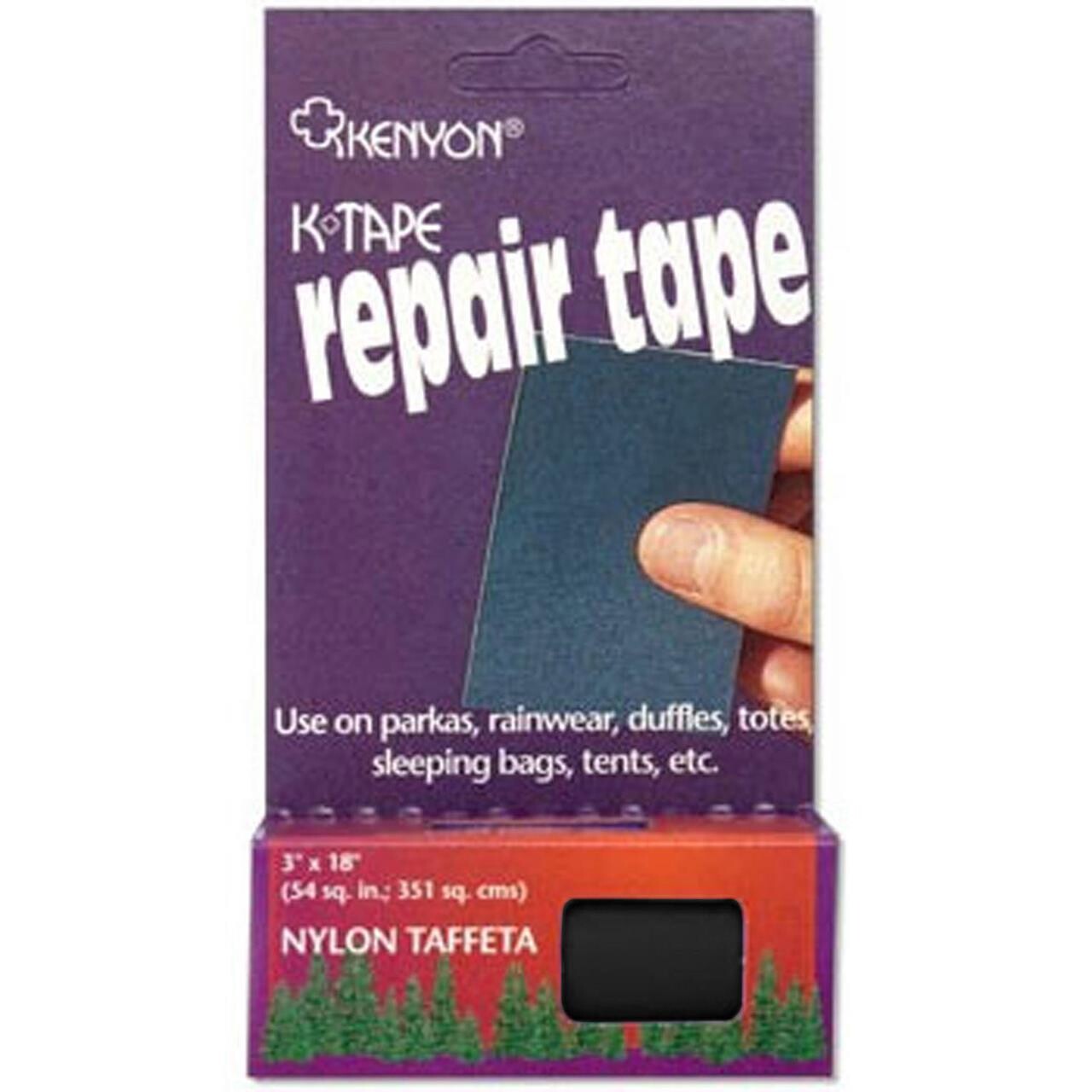 Kenyon Repair Tape Ripstop 3x18 Quot   Sort  Black