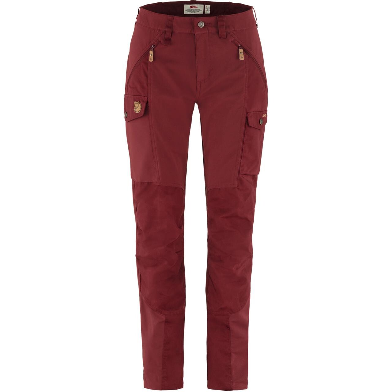 Fj? Llr? Ven Womens Nikka Trousers Curved   Rød  Bordeaux Red 347  44