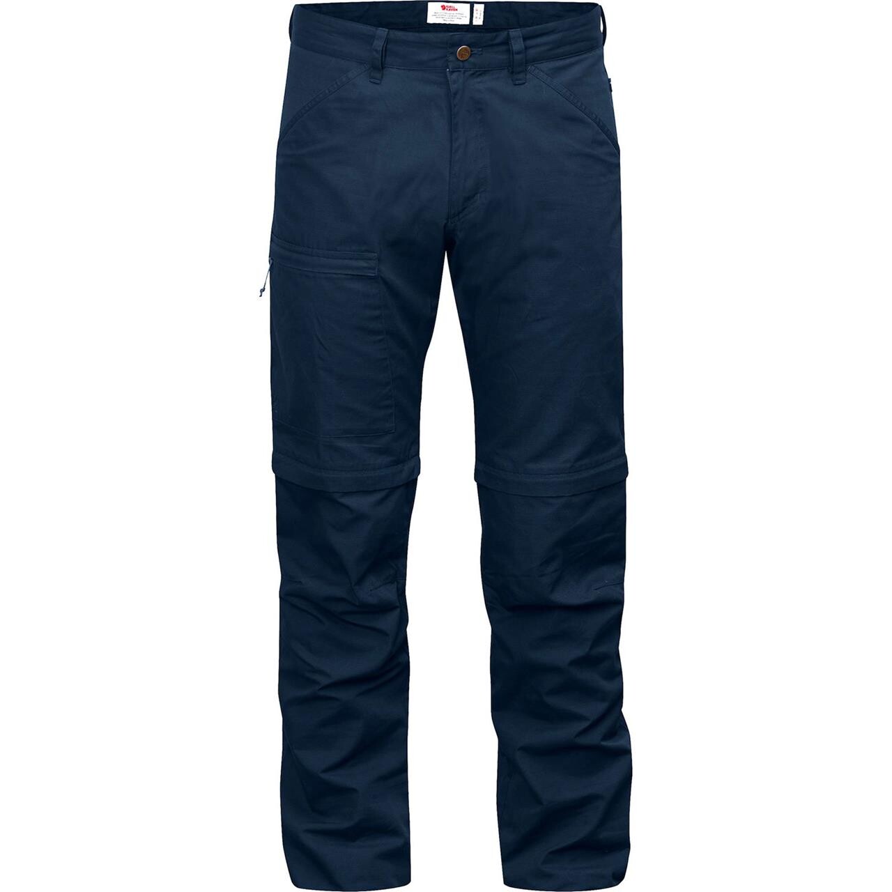 Fj? Llr? Ven Mens High Coast Trousers Zip Off   Blå  Navy 560  50
