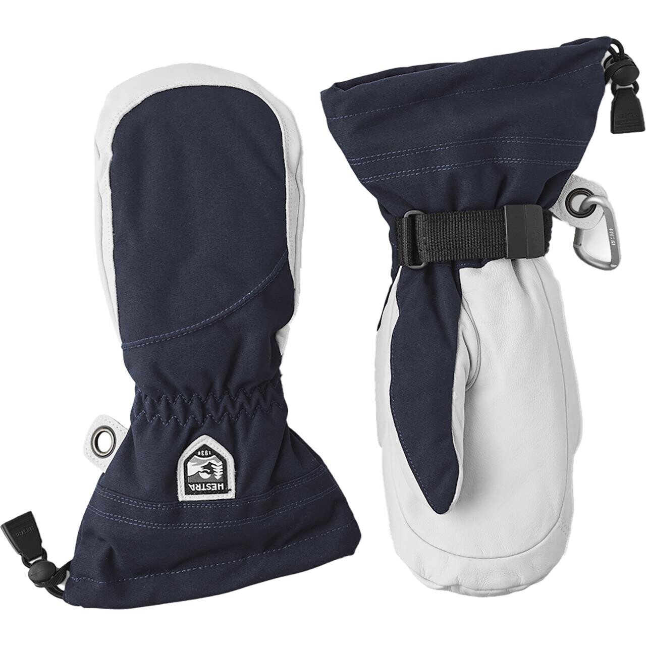 Hestra Womens Heli Ski Mitt   Blå  Navy Offwhite  8