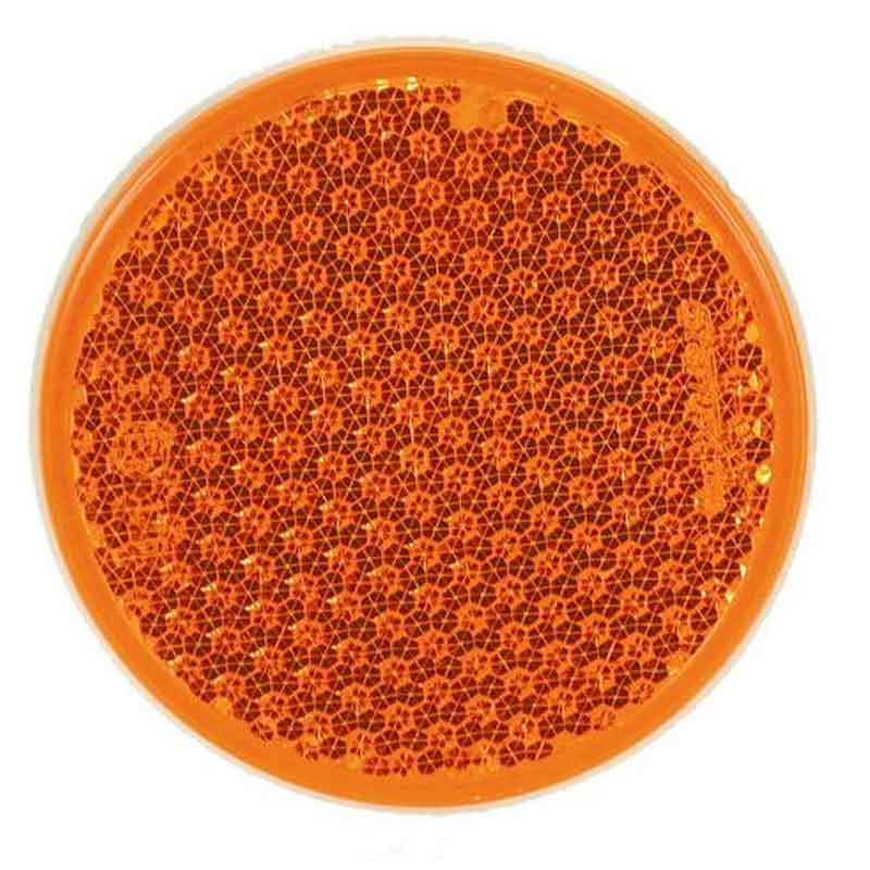 Rund Refleks ø 54 Mm Gul Selvklæbende