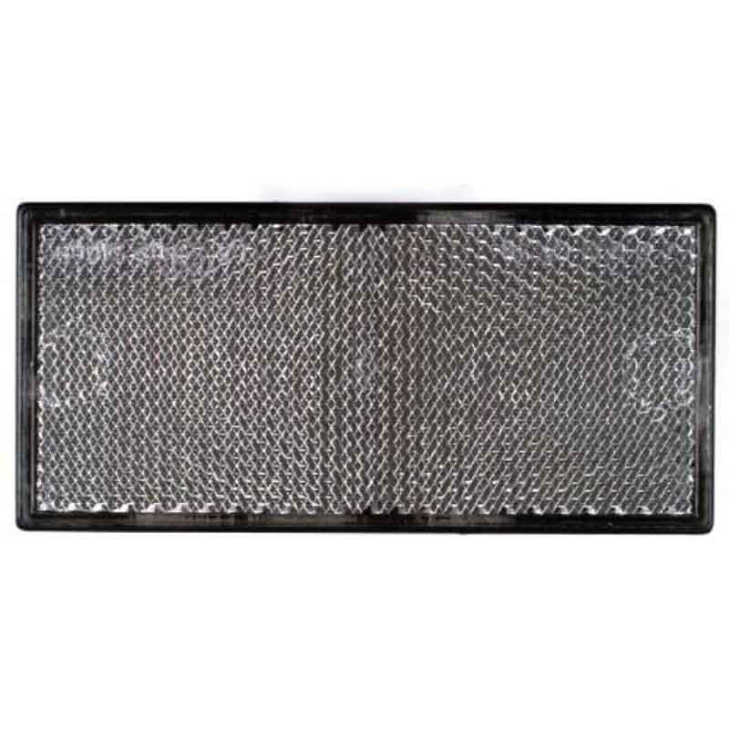 Firkantet Selvklæbende Refleks 50 X 106 Mm Hvid