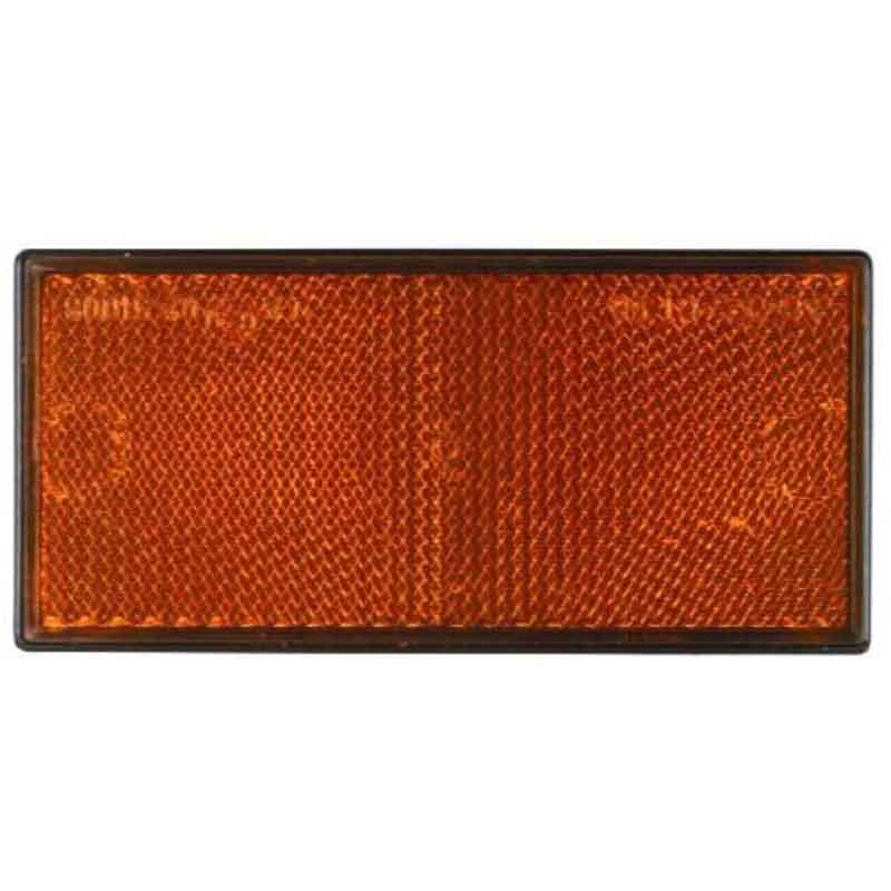 Firkantet Selvklæbende Refleks 50 X 106 Mm Gul