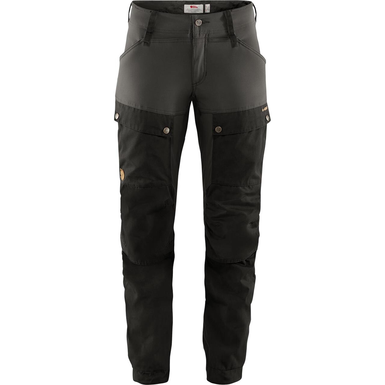 Fj? Llr? Ven Womens Keb Trousers Regular   Sort  Black-stone Grey 550-018  42