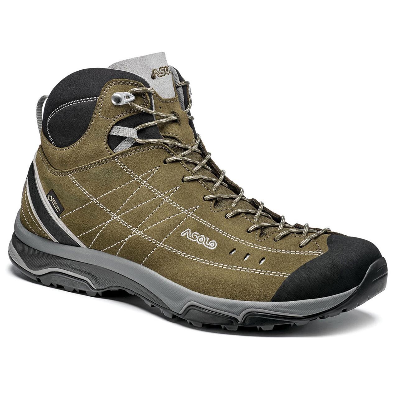 Asolo Mens Nucleon Mid Gv   Brun  Truffle Silver  47