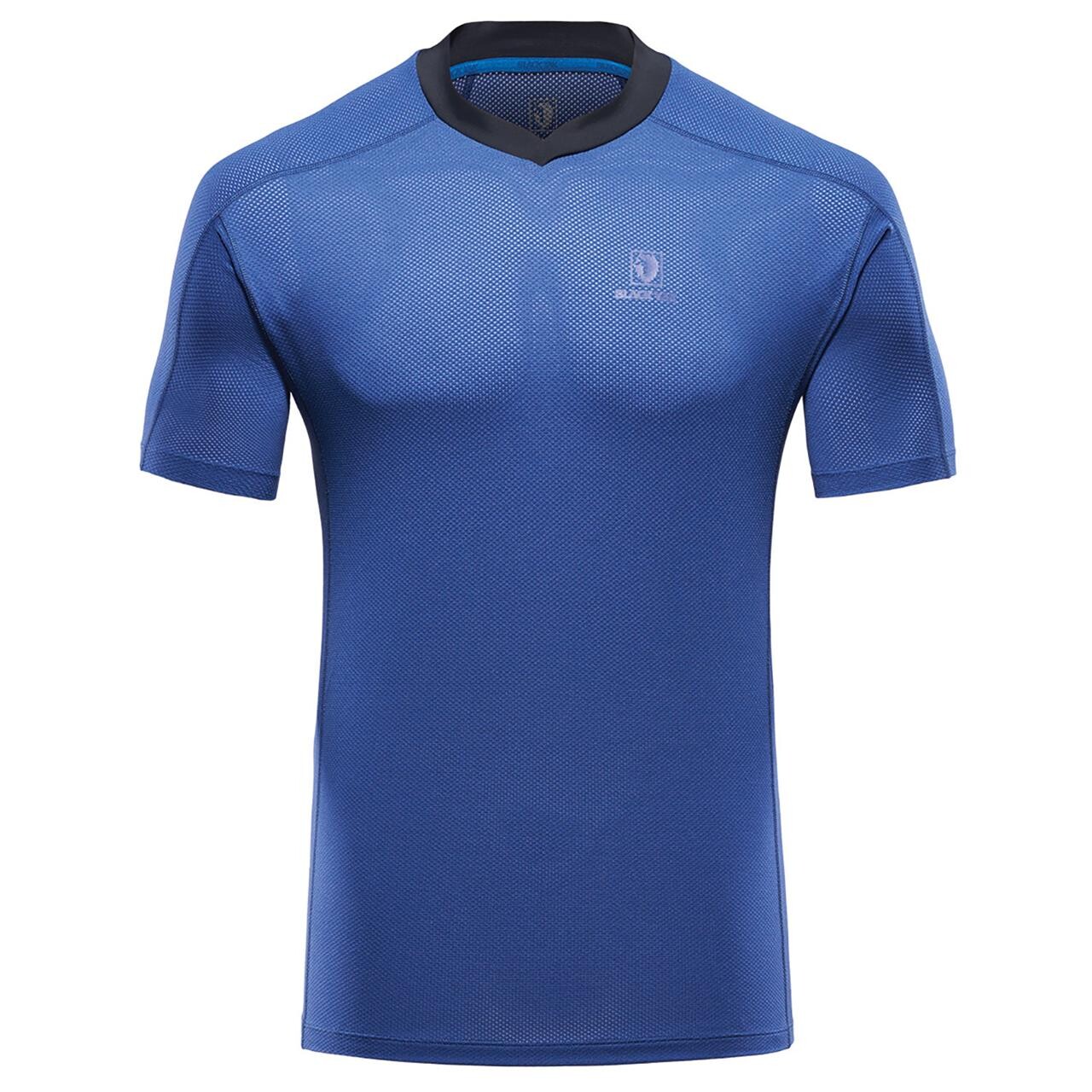 Blackyak Mens Finn St S S Shirt   Blå  Blue Print  Small