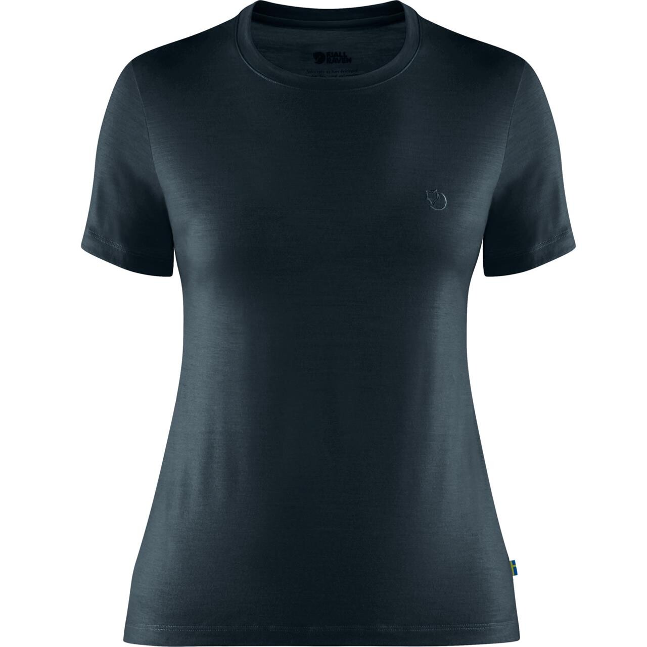 Fj? Llr? Ven Womens Abisko Wool S S   Blå  Dark Navy 555  X-large