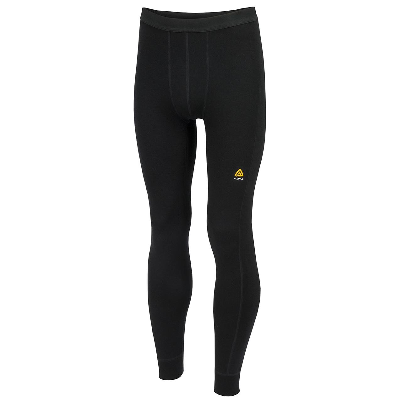 Aclima Mens Warmwool Longs   Sort  Jet Black  Xxx-large