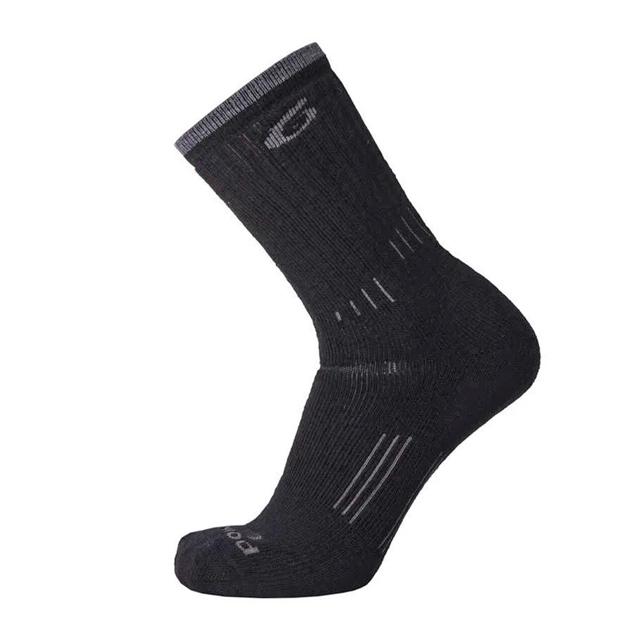 Point6 37 5 Trekking Heavy Crew  Sort  Black  34-37