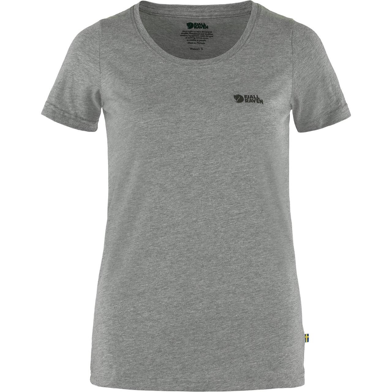 Fj? Llr? Ven Womens Fj? Llr? Ven Logo T-shirt   Grå  Grey-melange 020-999  X-small