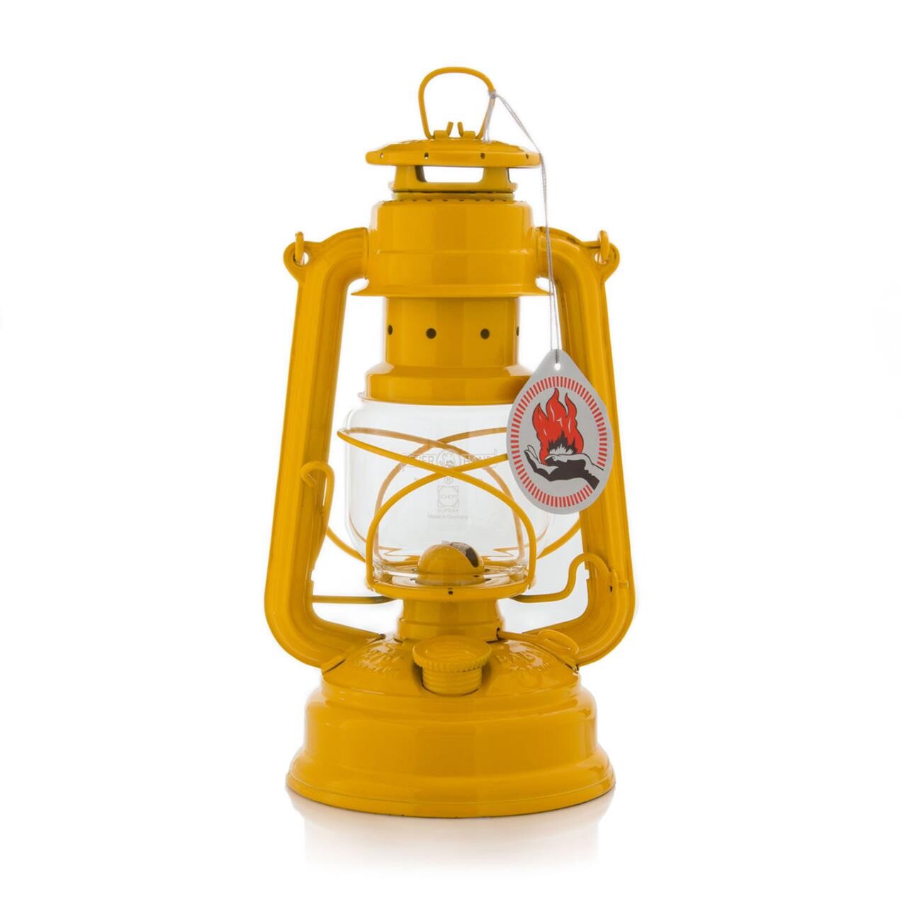 Feuerhand Storm Lantern Painted  Gul  Signal Yellow