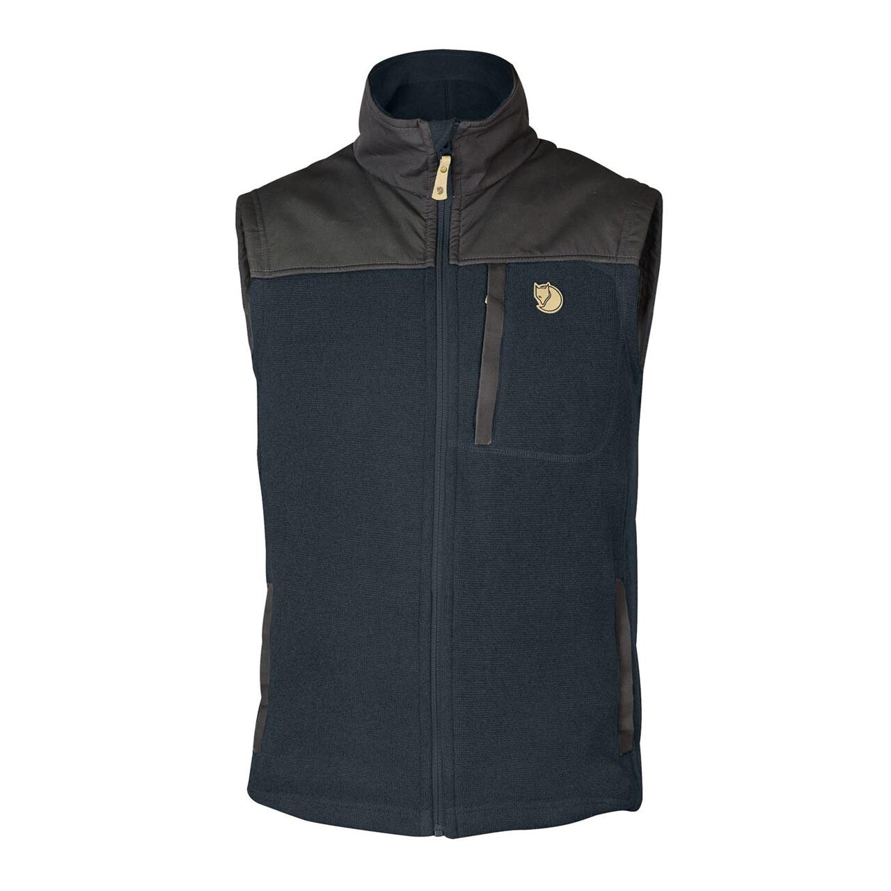 Fj? Llr? Ven Mens Buck Fleece Vest   Blå  Dark Navy 555  Xxx-large