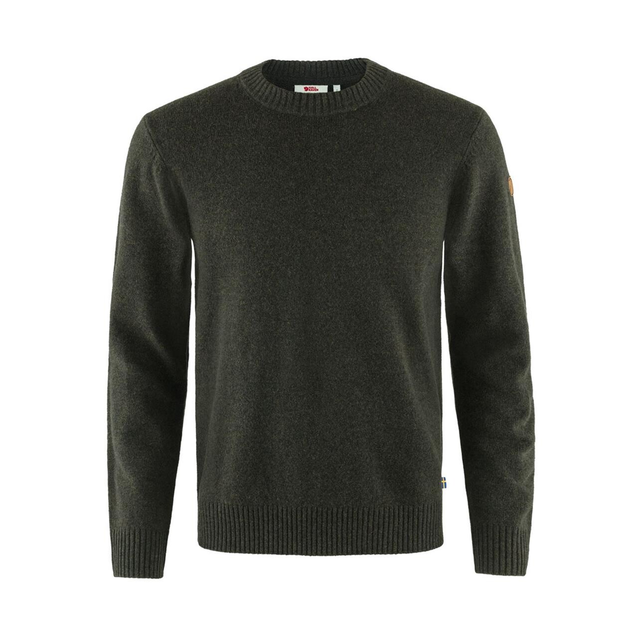 Fj? Llr? Ven Mens ? Vik Round-neck Sweater   Grøn  Dark Olive 633  X-large