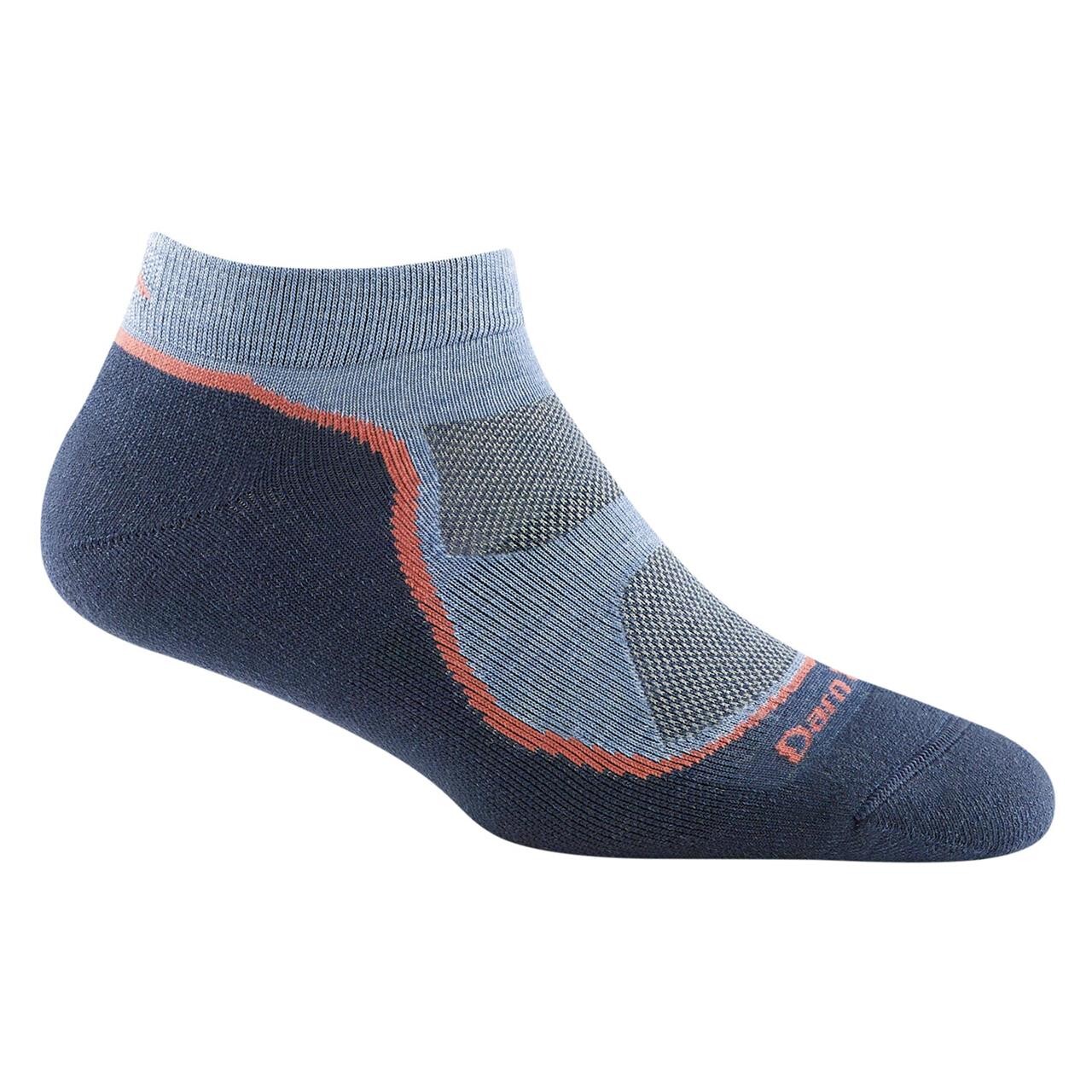 Darn Tough Womens Light Hiker No Show Lw Cushion   Blå  Denim  35-37 5