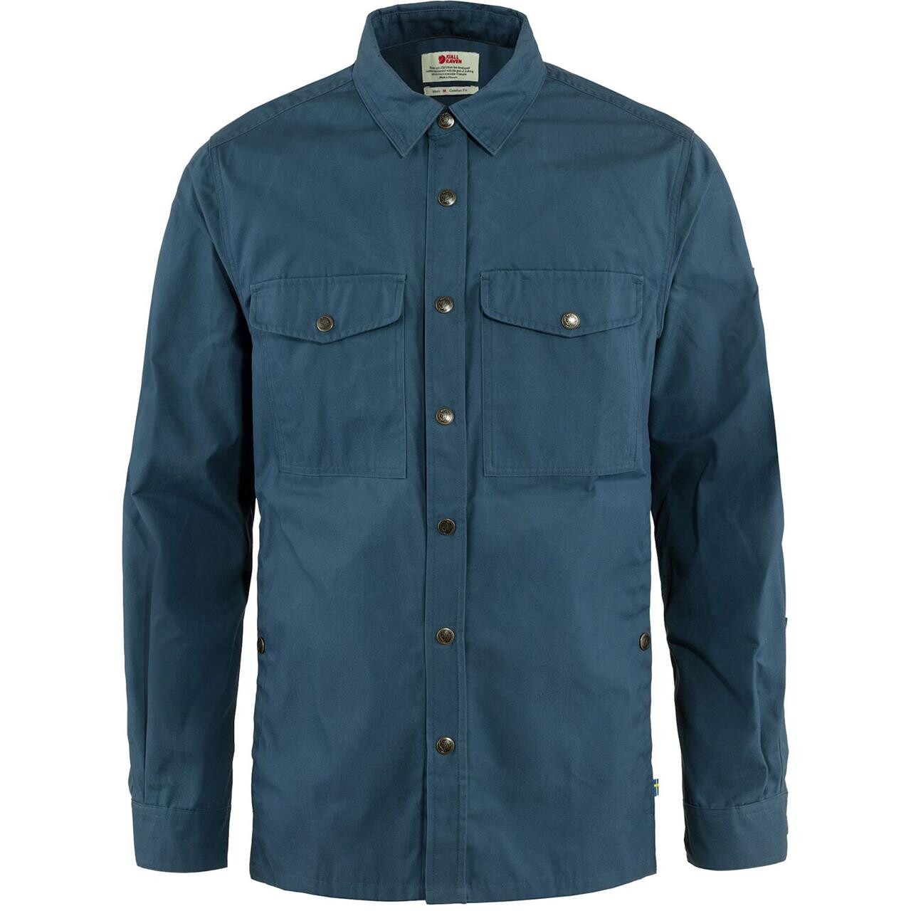 Fj? Llr? Ven Mens Singi Overshirt   Blå  Indigo Blue 534  Xx-large