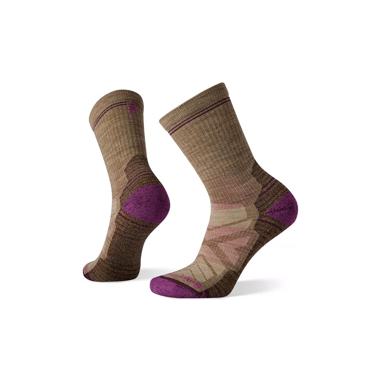 Smartwool Womens Performance Hike Light Cushion Crew   Brun  Fossil  42-45