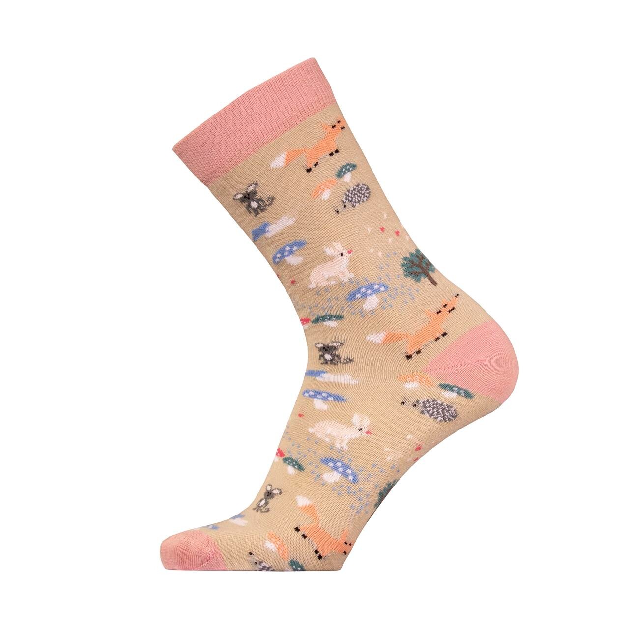 Friluftsland Merino Lifestyle Forest Animals  Lyserød  Pink  43-46