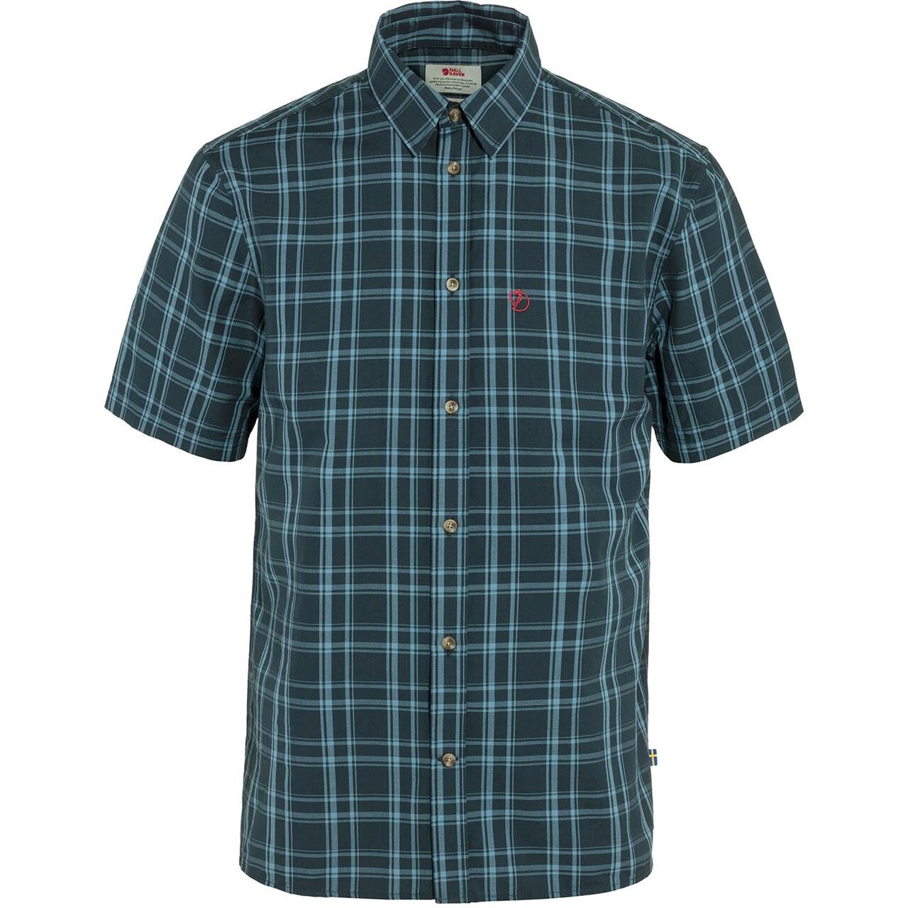 Fj? Llr? Ven Mens ? Vik Lite Shirt S S   Blå  Dark Navy-dawn Blue 555-543  Xx-large