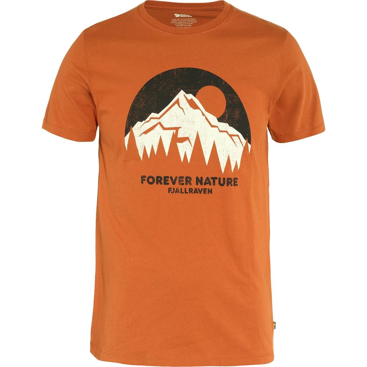 Fj? Llr? Ven Mens Nature T-shirt   Brun  Terracotta Brown 243  Small
