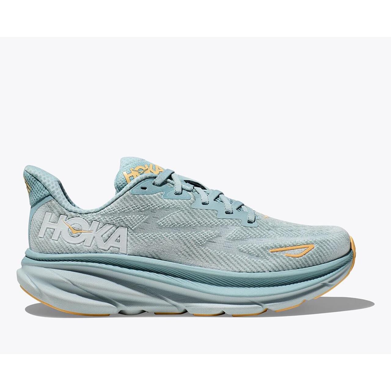 Hoka Womens Clifton 9  Blå  Cloud Blue Ice Flow  38 2 3
