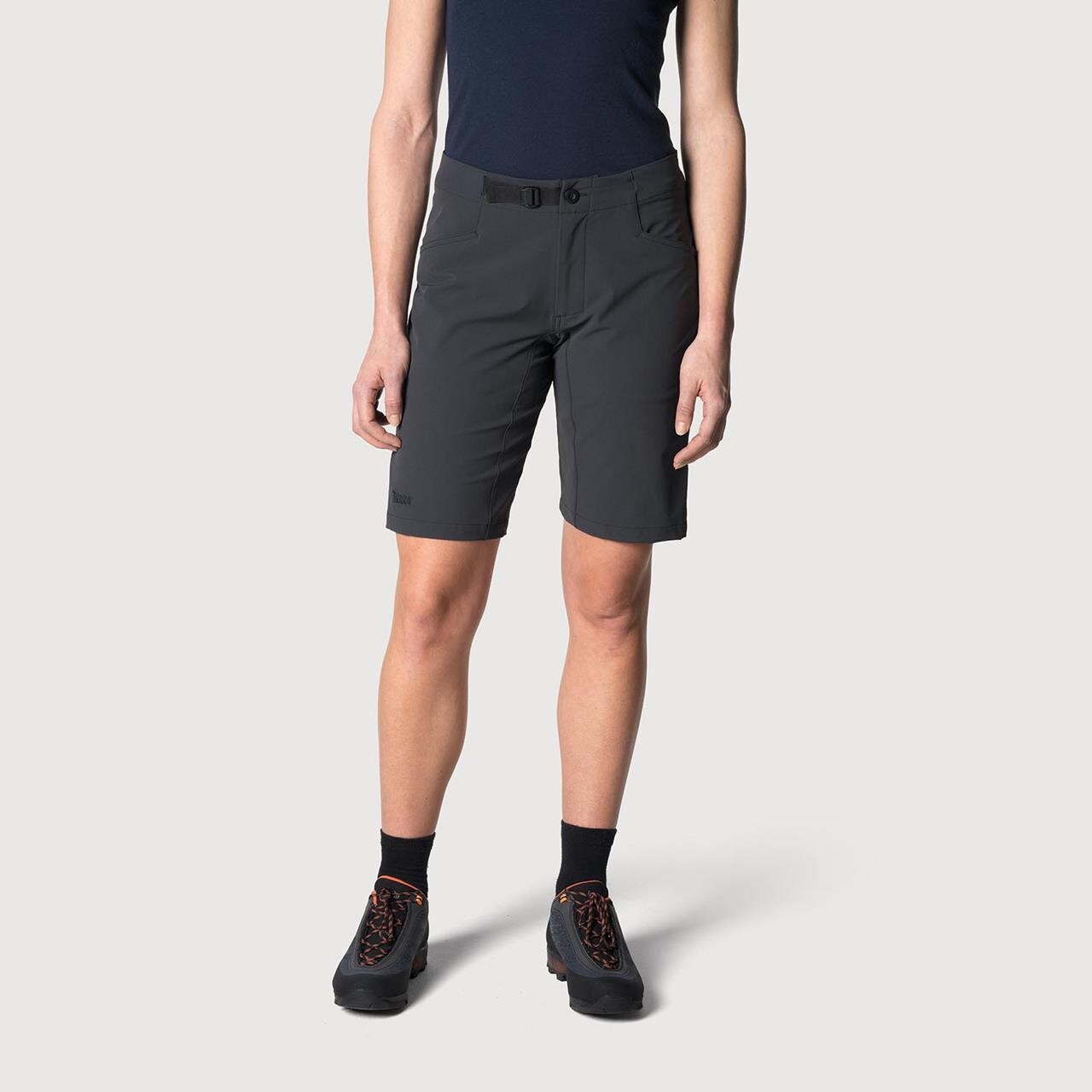 Tierra Womens Off-course Shorts - 11 Quot   Sort  Black Asphalt  44