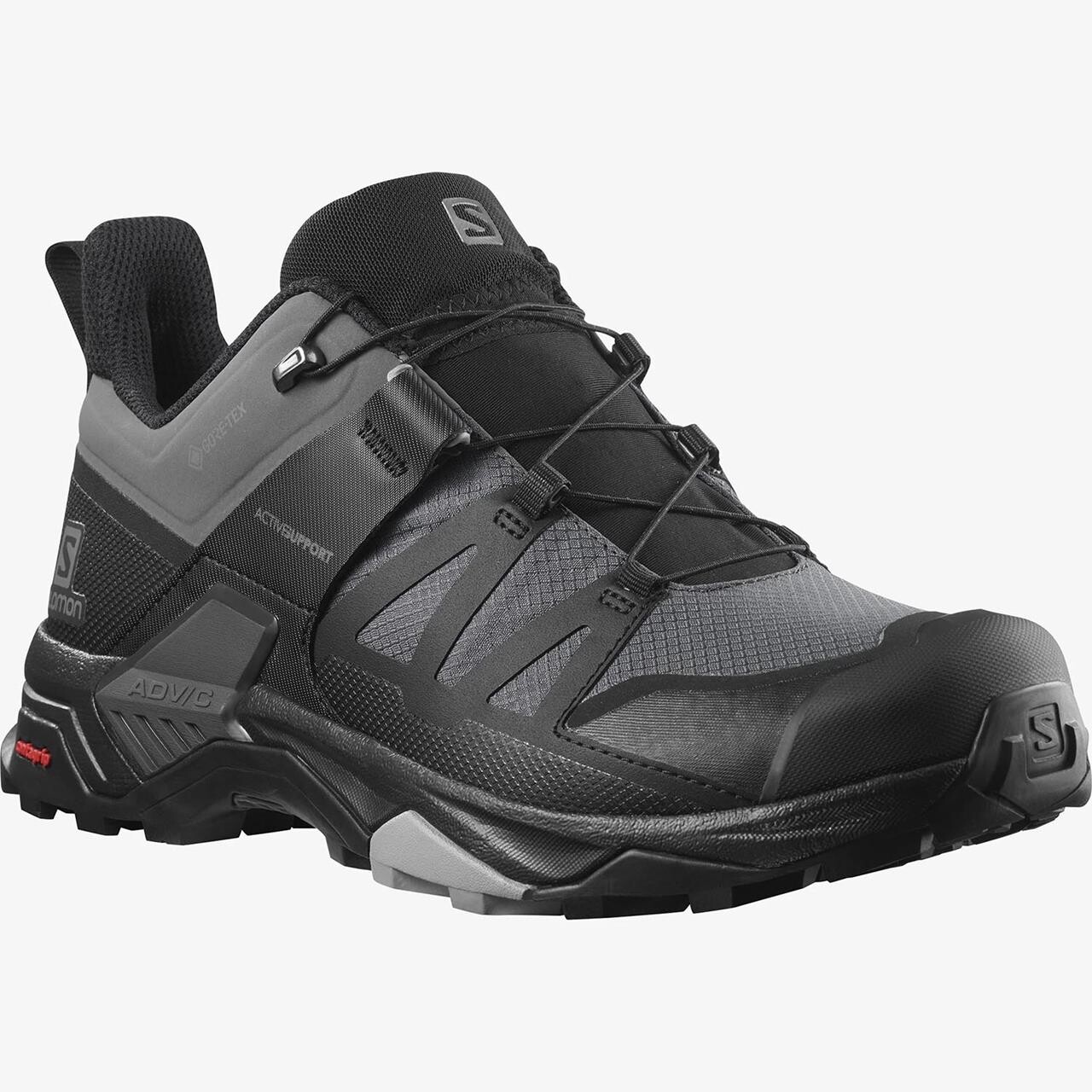 Salomon Mens X Ultra 4 Gtx  Sort  Magnet Black Monument  47 1 3