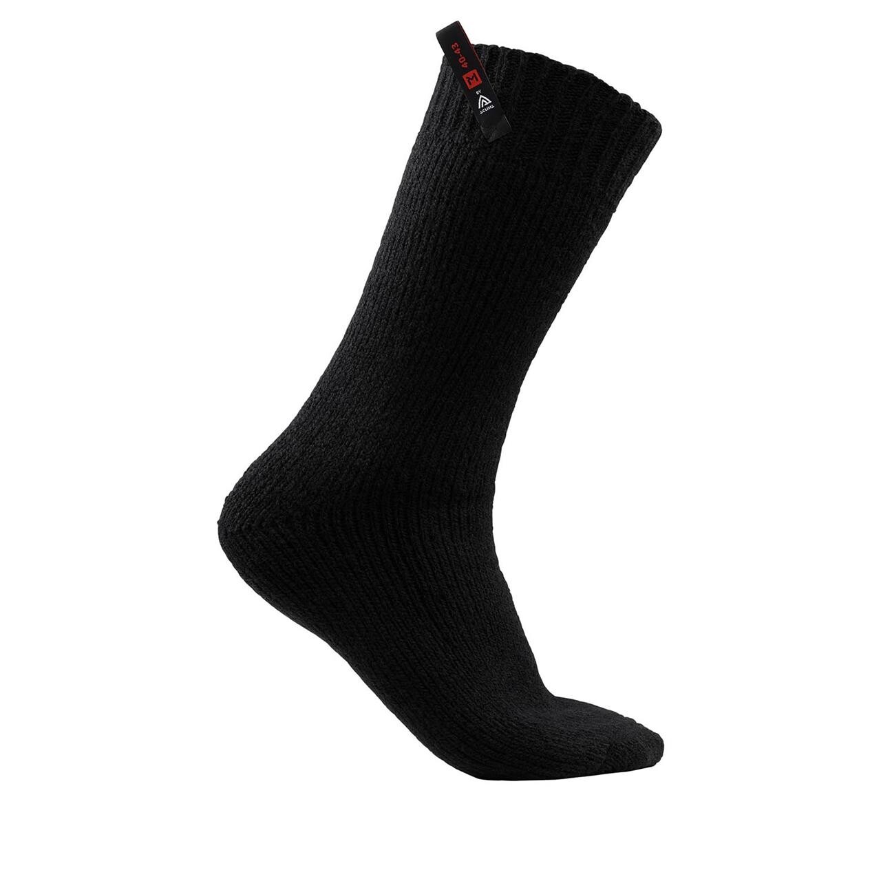 Aclima Lars Monsen Thick Socks  Sort  Jet Black  44-48