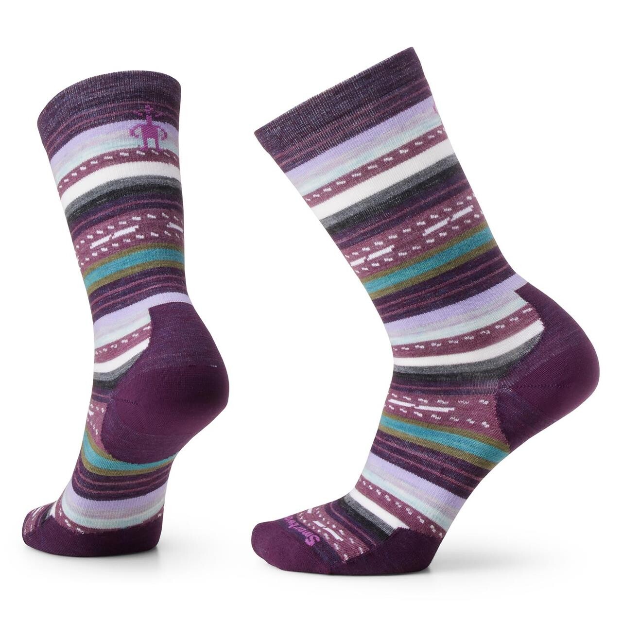 Smartwool Everyday Margarita Crew  Lilla  Purple Iris  42-45