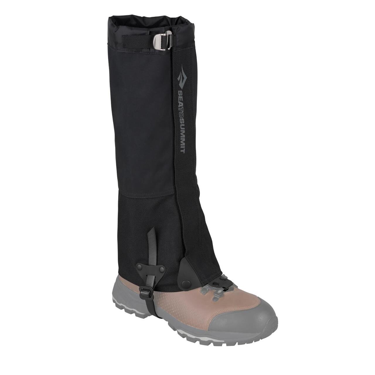 Sea To Summit Quagmire Gaiters Canvas  Pfc Free   Sort  Black  L