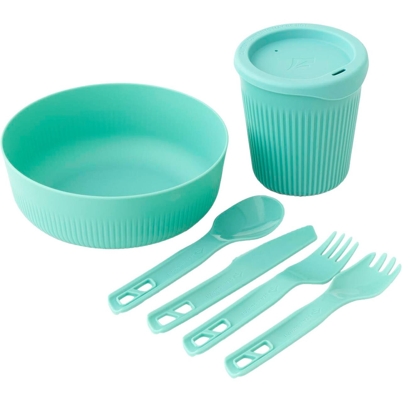 Sea To Summit Passage Dinnerware Set 1 Pers  6 Pcs   Blå  Aqua Sea Blue