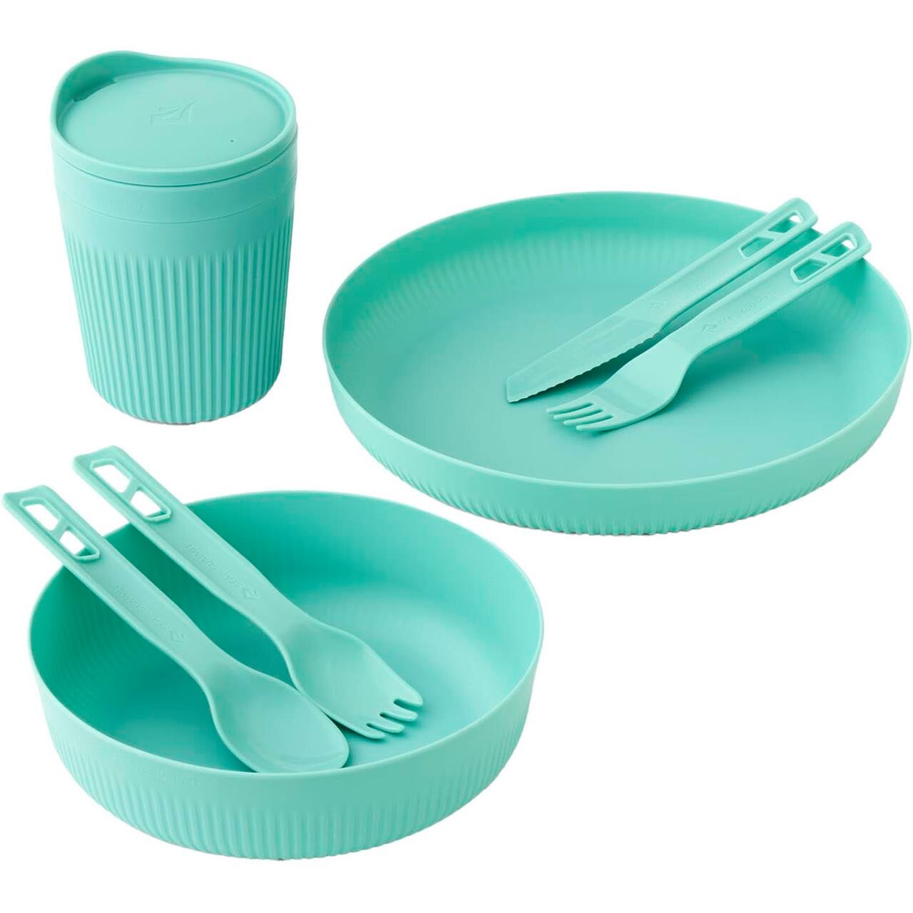 Sea To Summit Passage Dinnerware Set 1 Pers  7 Pcs   Blå  Aqua Sea Blue