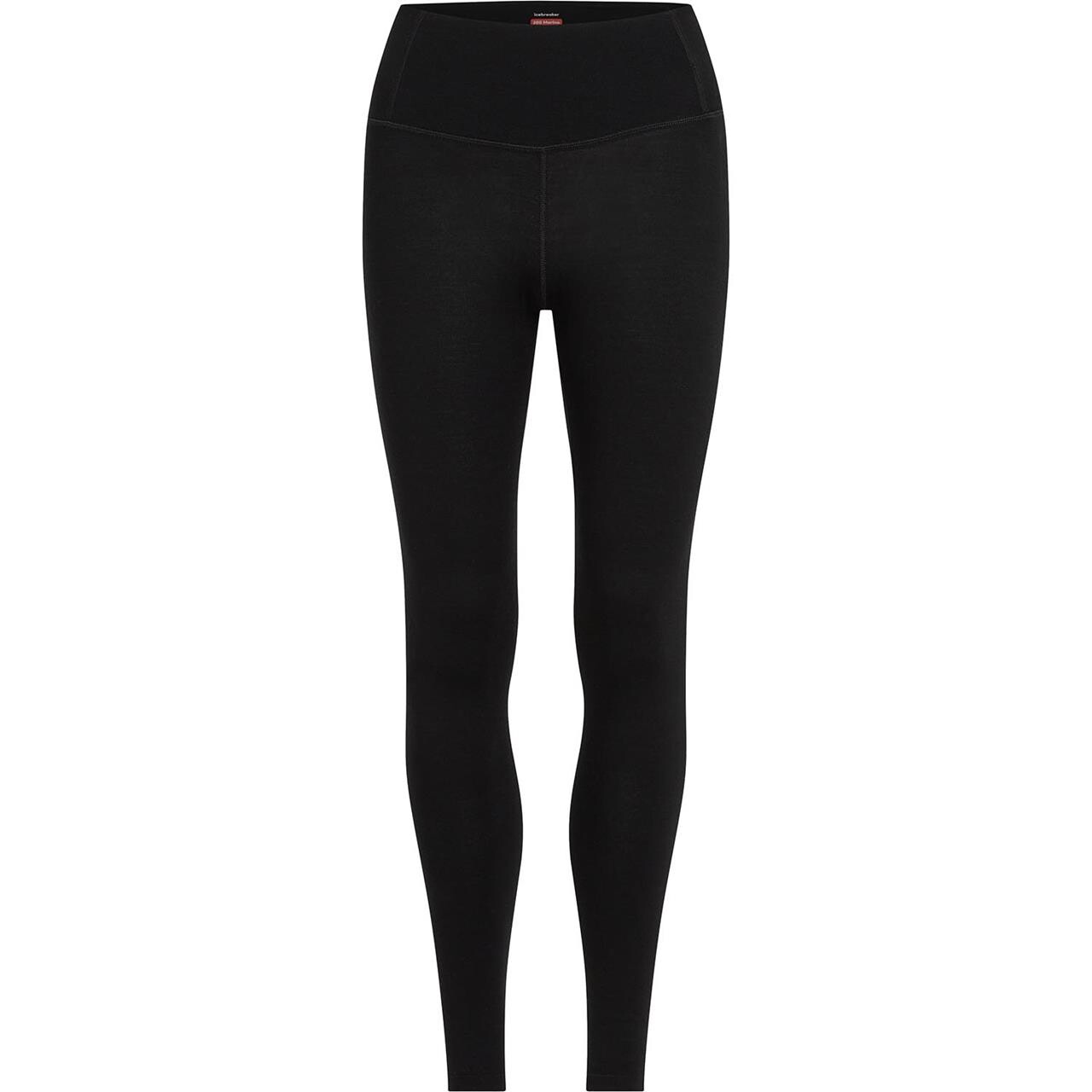 Icebreaker Womens Merino 260 Tech High Rise Leggings  Sort  Black  Large