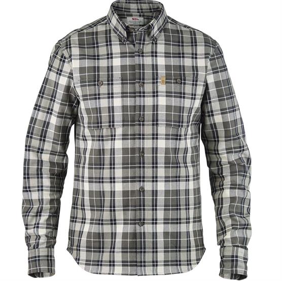 Fj? Llr? Ven Kiruna Heavy Twill Shirt L S Mens  Mountain Grey