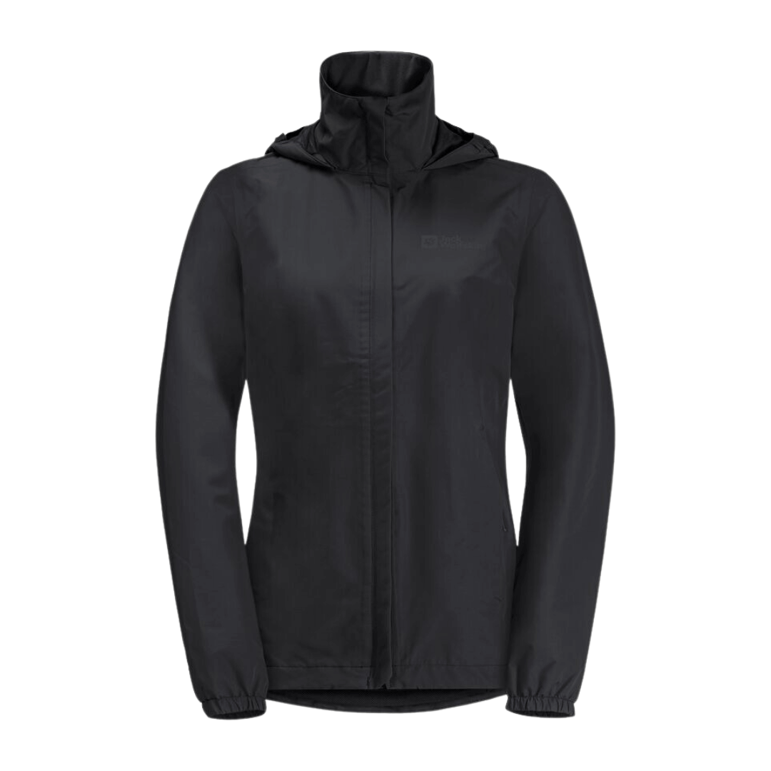 Jakke Til Dame - Jack Wolfskin Stormy Point 2l Jkt W - Sort