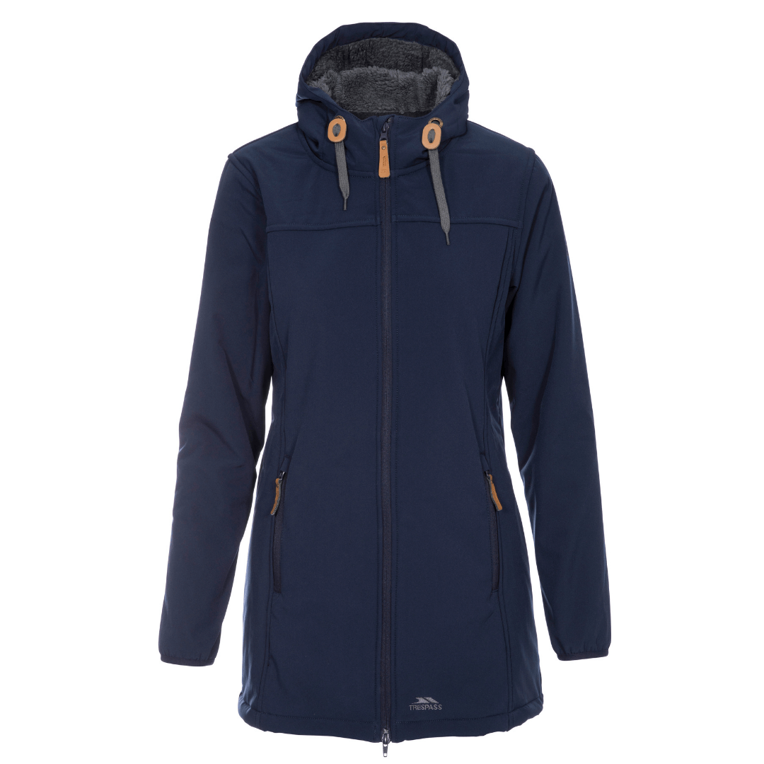 Jakke Til Kvinder - Trespass Kristen - Navy