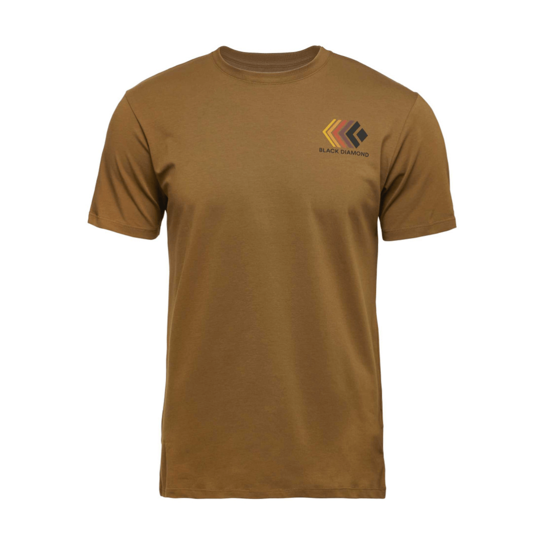 T-shirt Herre - Black Diamond Faded Ss Tee - Brun