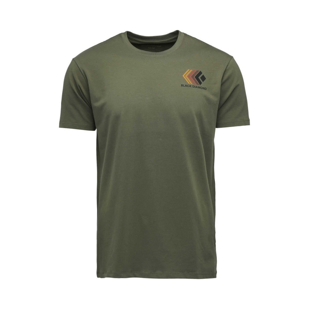 T-shirt Herre - Black Diamond Faded Ss Tee - Grøn