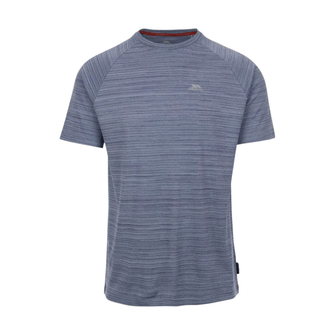 T-shirt Til Herre - Trespass Leecana Tp75 - Lyseblå