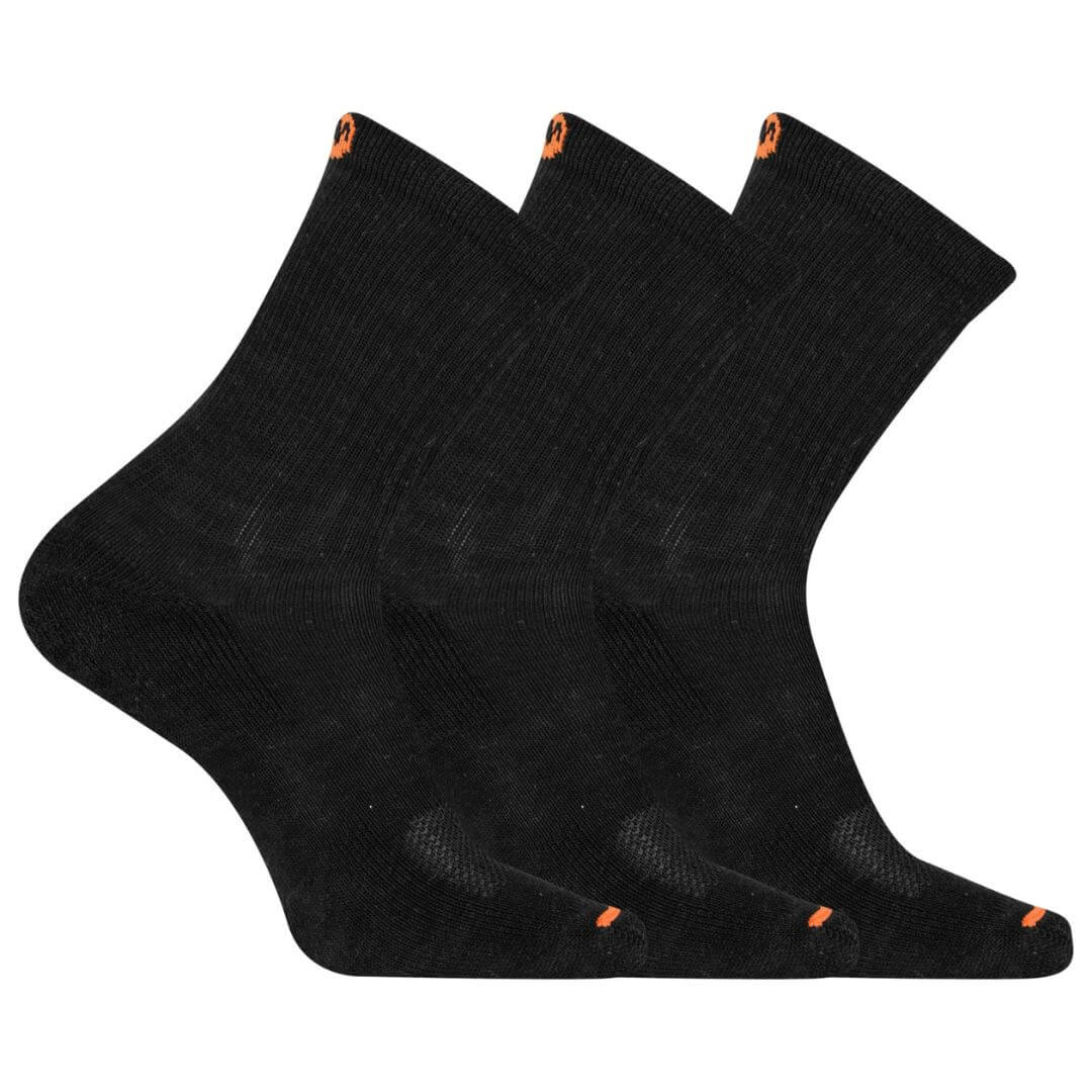 Vandresokker - Merrell Cushioned Crew Sock - 3-pak - Sort