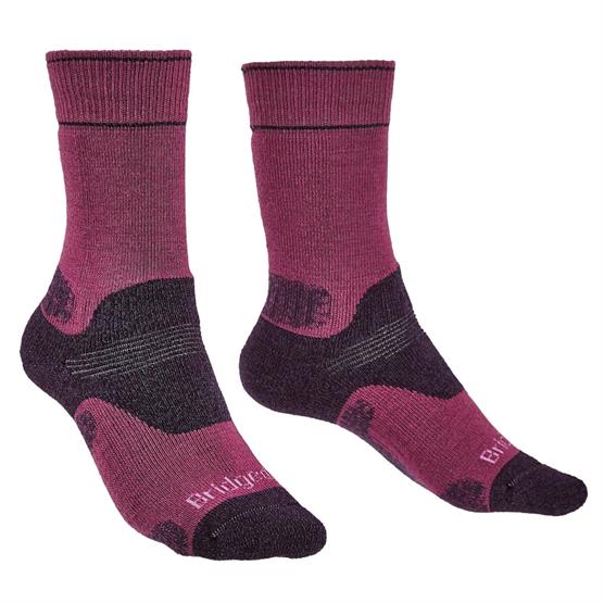 Bridgedale Midweight Merino Performance Boot Womens  Berry   Plum