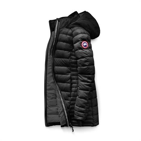 Canada Goose Ladies Brookvale Hooded Coat  Black   Graphite