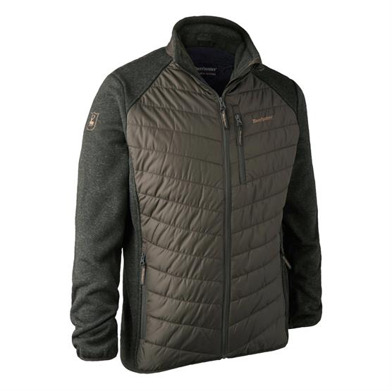 Deerhunter Mens Moor Padded Jacket With Knit  Timber