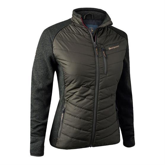 Deerhunter Lady Caroline Padded Jacket With Knit  Timber