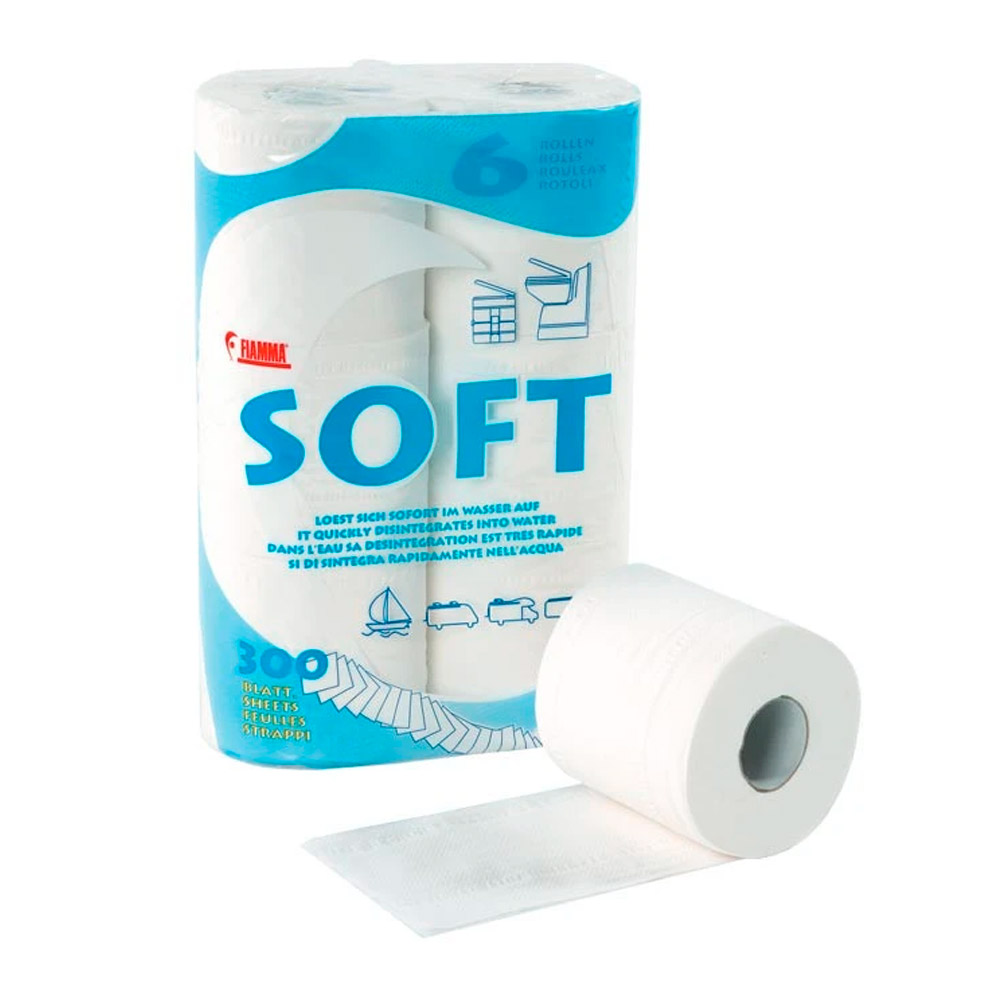 Fiamma Soft Toiletpapir  Opløseligt  6 Ruller