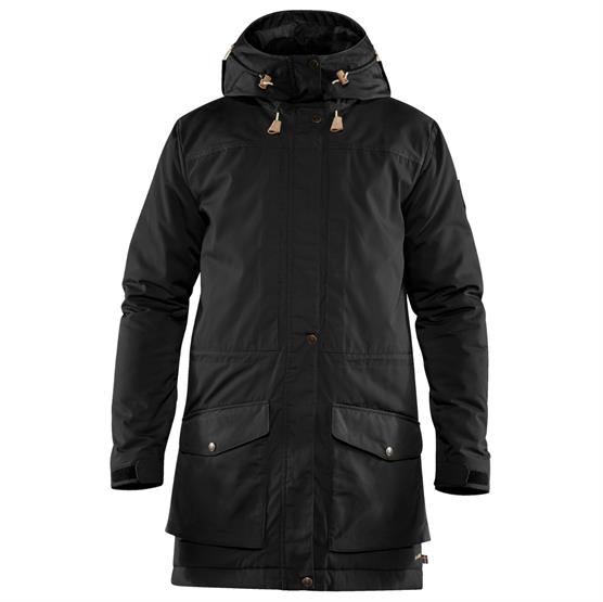 Fj? Llr? Ven Singi Wool Padded Parka Mens  Black