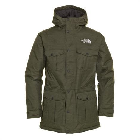 The North Face Mens Bedford Down Parka  Fig Green