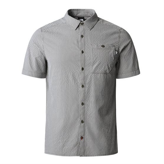 The North Face Mens S S Hypress Shirt  New Taupe Plaid