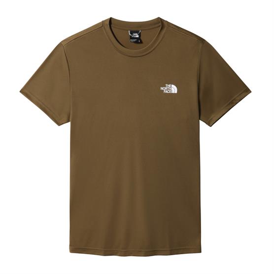 The North Face Mens Reaxion Red Box Tee  Military Olive
