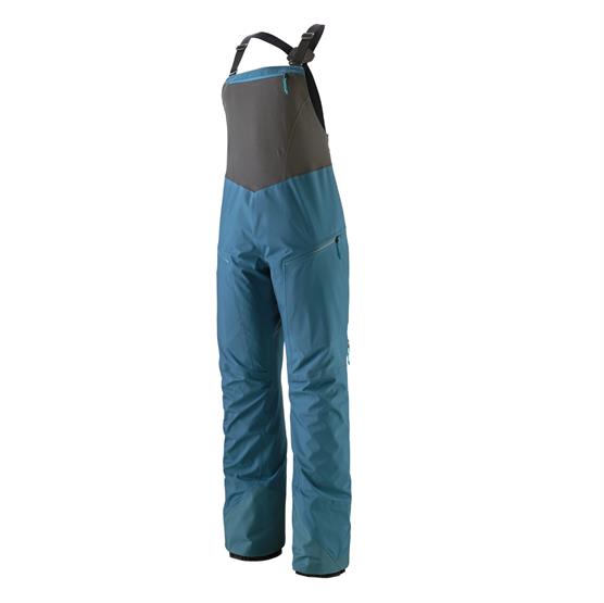 Patagonia Womens Snowdrifter Bibs  Wavy Blue